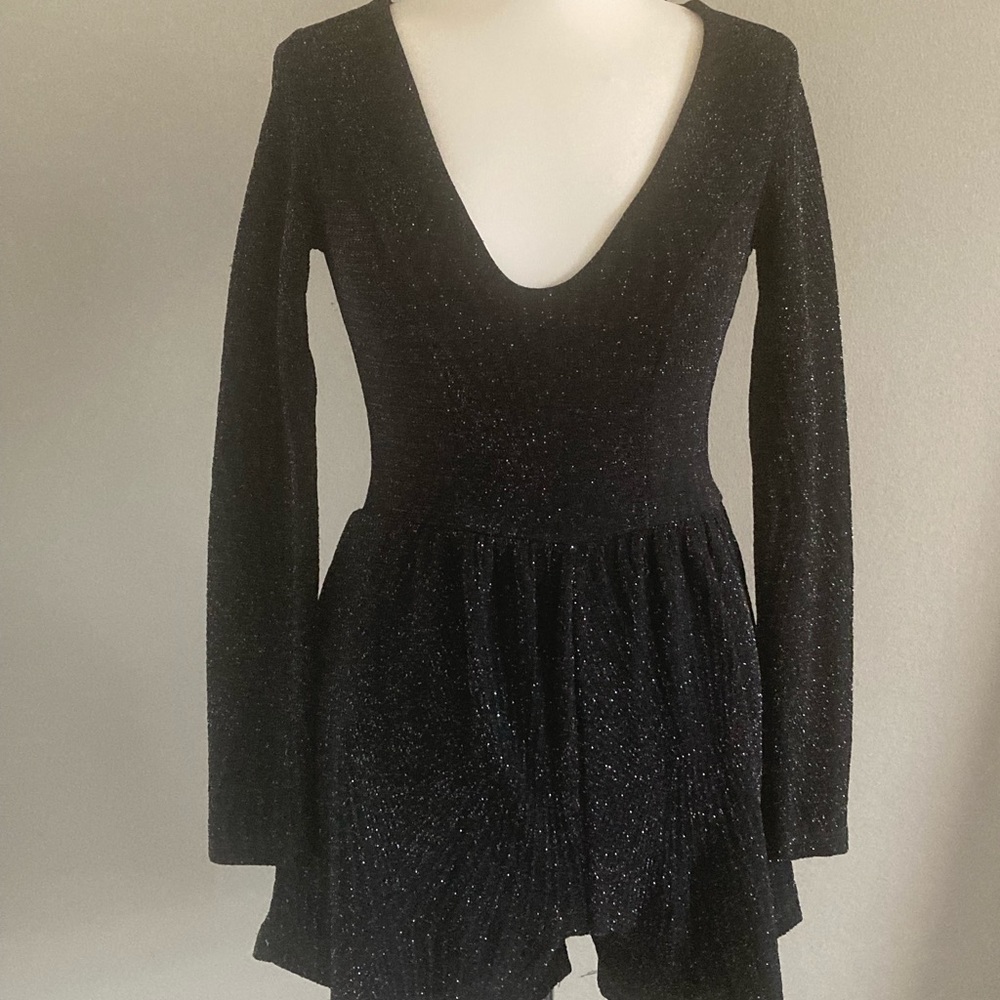 Sparkly Black Romper